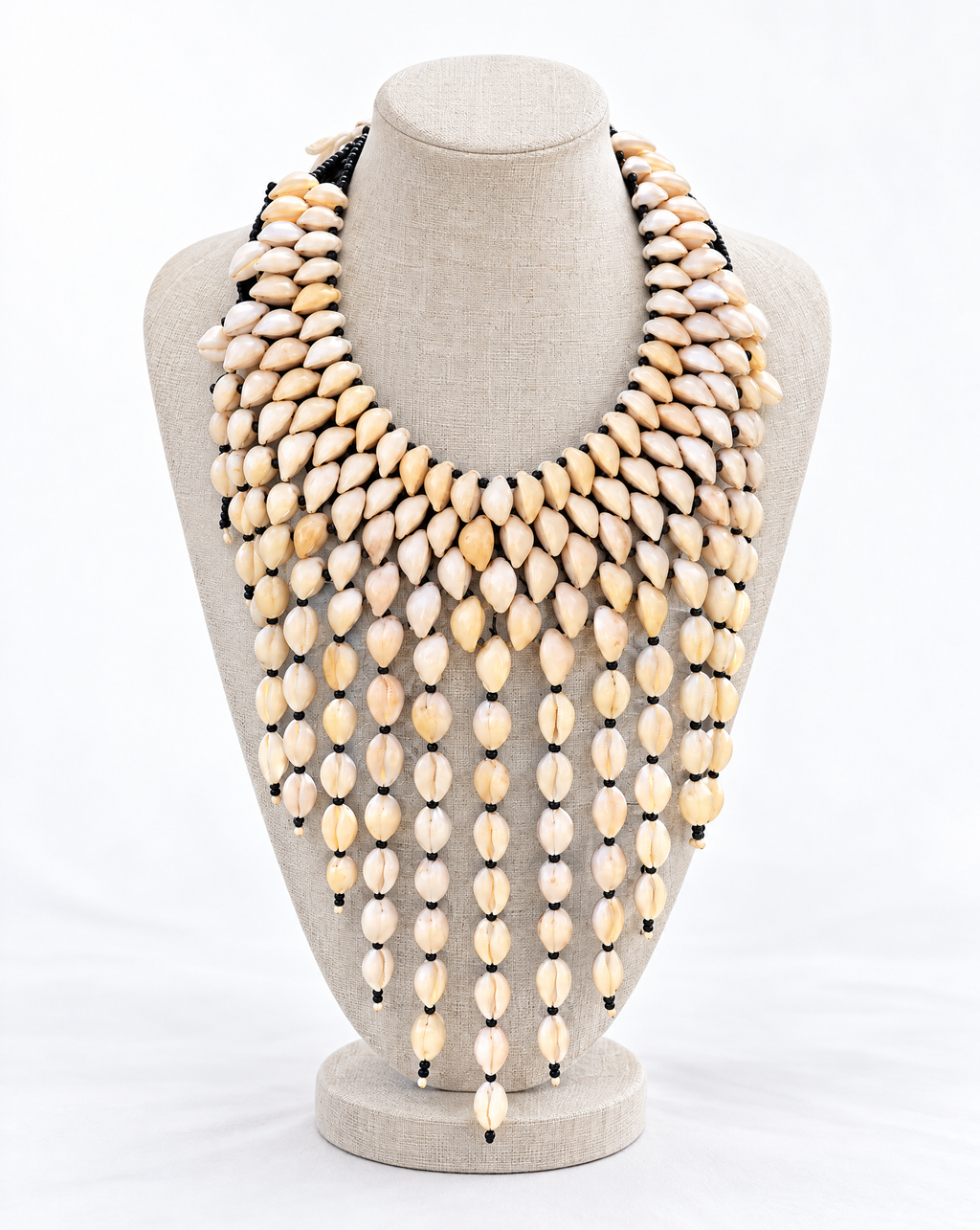 Cowrie Drop Earrings and Necklace Set