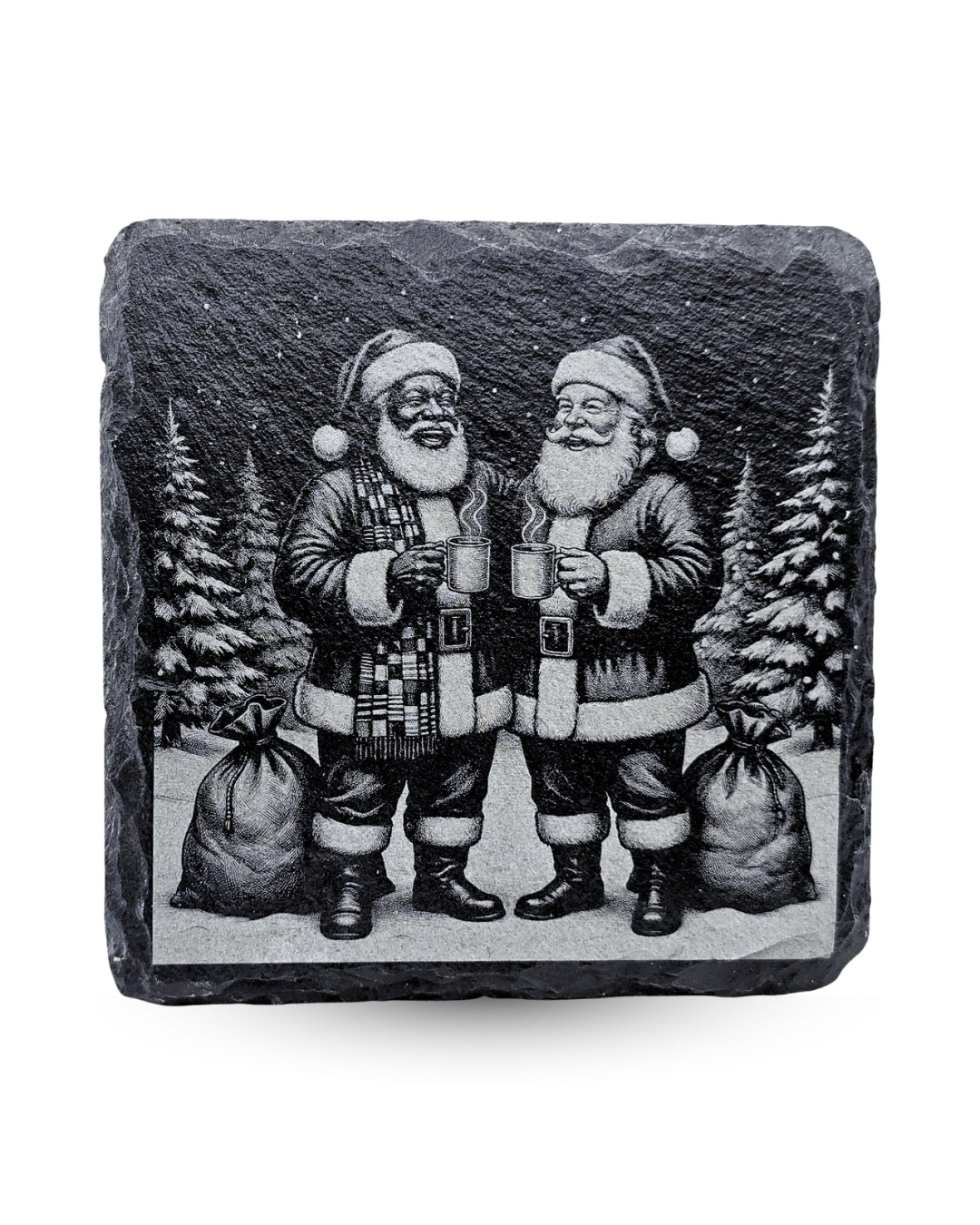 Santas’ Winter Pause Engraving