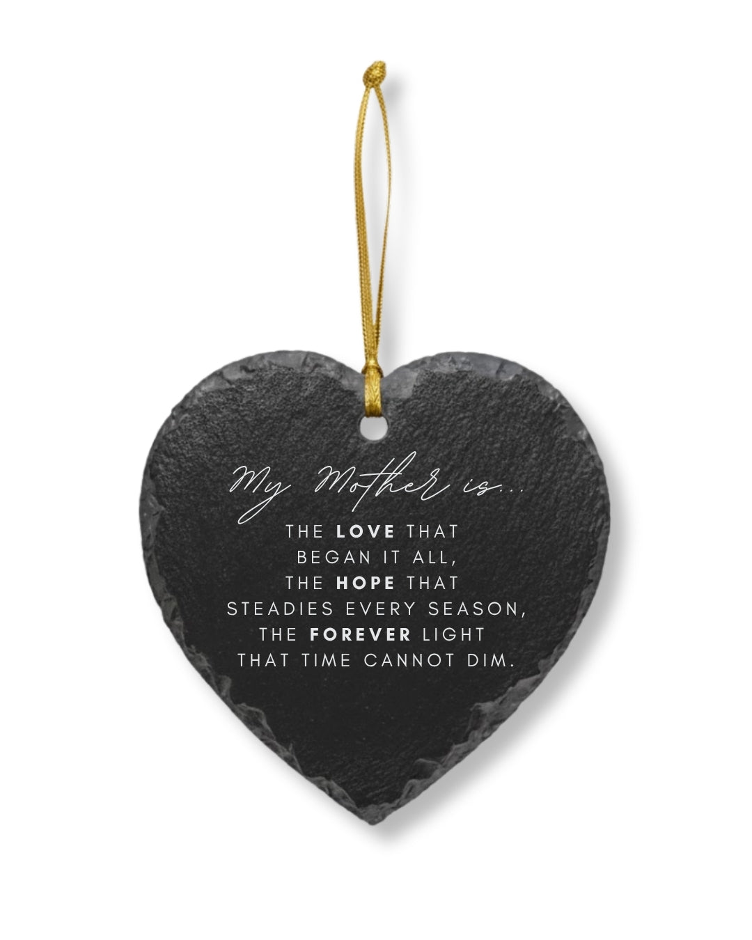 Personalised Engraved Text Ornament