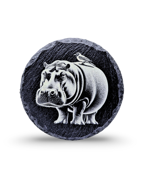 Balance and Power - Hippo Engraving