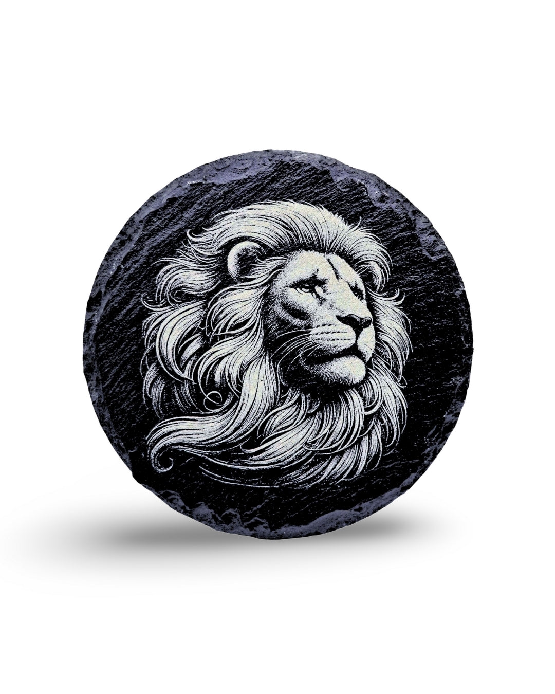 Courage and Majesty - Lion Engraving