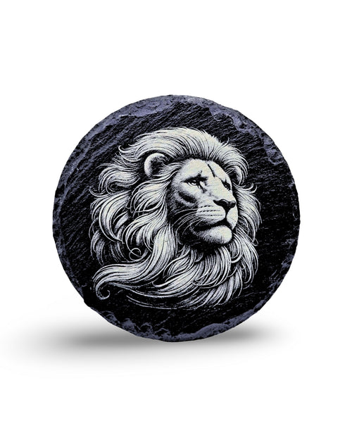 Courage and Majesty - Lion Engraving