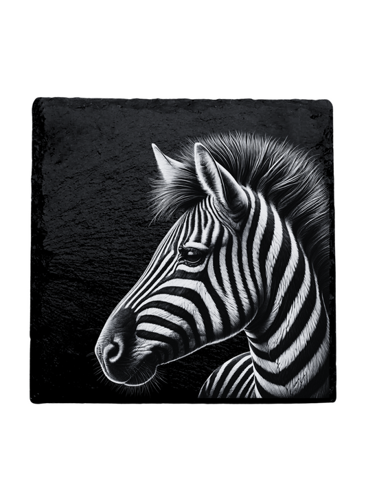 Slate Engraving - Zebra