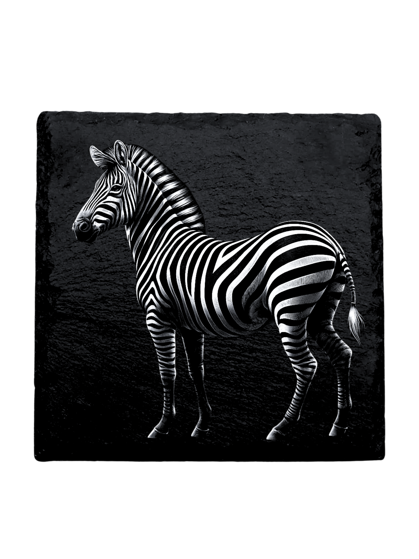 Slate Engraving - Zebra